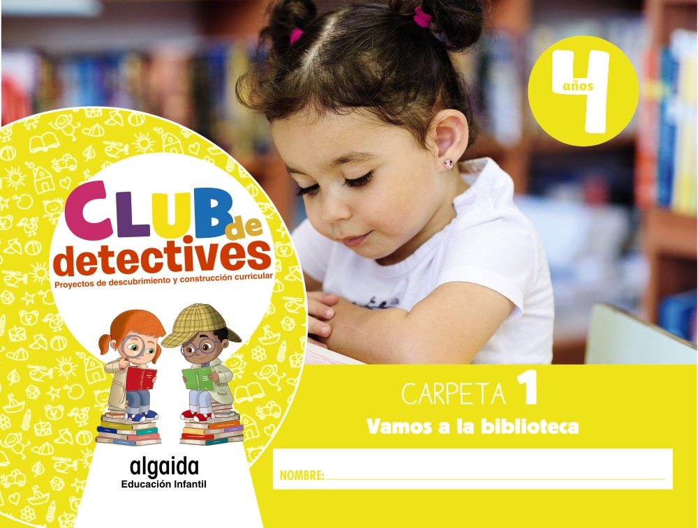 Portada del Libro Club De Detectives 4 Años. Carpeta 1. Vamos A La Biblioteca Andalucía de Vv.Aa. - 9788491891680