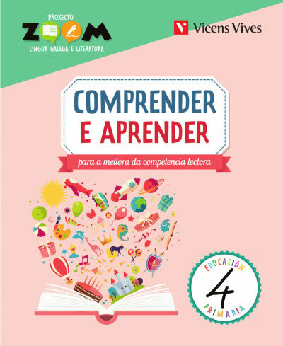 Portada del Libro Comprender E Aprender 4º Educacion Primaria (P. Zoom) Galicia de Vv.Aa. - 9788468236896