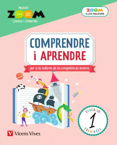 Portada del Libro Comprendre I Aprendre 1 Balears (Zoom) 1º Primaria de Vv.Aa. - 9788468242897
