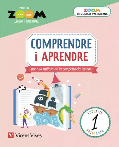 Portada del Libro Comprendre I Aprendre 1 Valencia (Zoom)1º Primaria de Vv.Aa. - 9788468244556