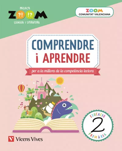 Portada del Libro Comprendre I Aprendre 2 Valencia (Zoom) 2º Primaria de Vv.Aa. - 9788468244617
