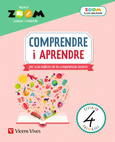 Portada del Libro Comprendre I Aprendre 4º Educacion Primaria Balears (Zoom) de Vv.Aa. - 9788468270265