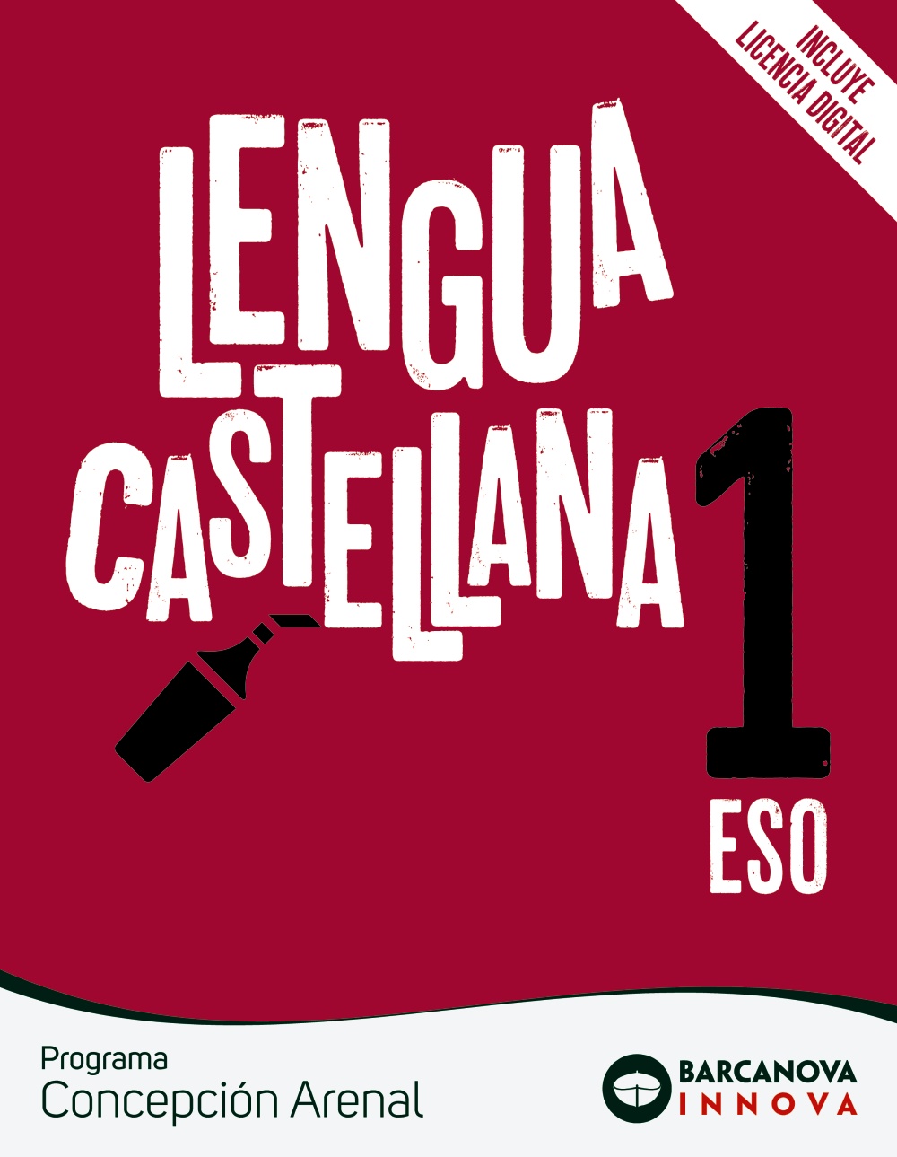 Portada del Libro Concepción Arenal 1º Eso. Lengua Castellana Innova (Catalunya / Illes de Vv.Aa. - 9788448950484