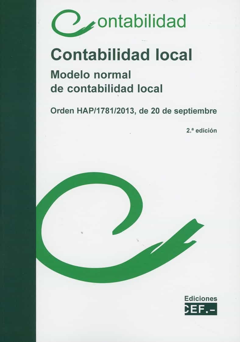 Portada del Libro Contabilidad Local. Modelo Normal De Contabilidad Local de Vv.Aa. - 9788445438565