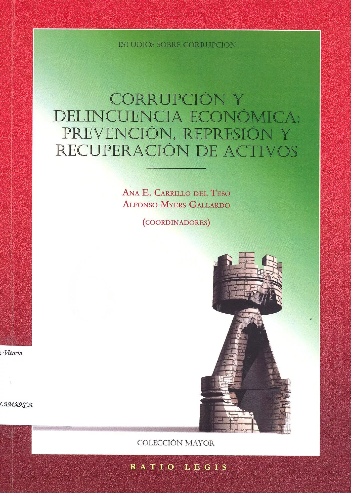 Portada del Libro Corrupcion Y Delincuencia Economica: Prevencion Represion Y Recuperaci de Vv.Aa. - 9788416324057