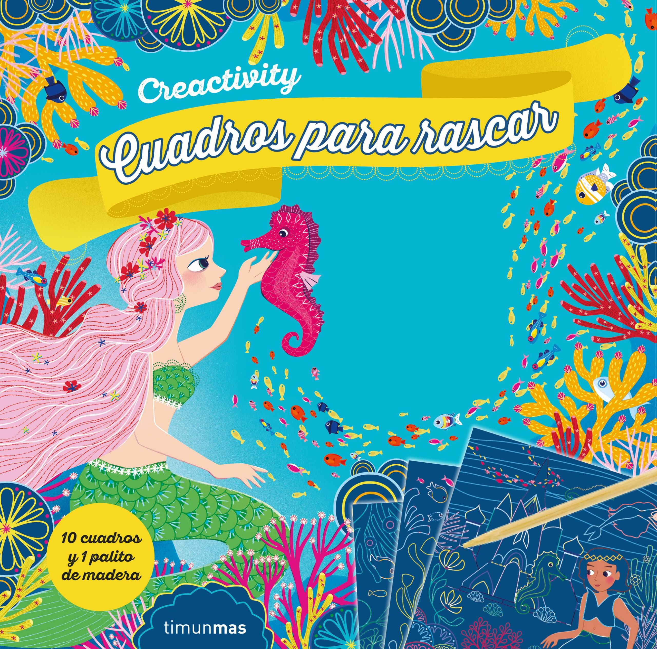 Portada del Libro Creactivity. Sirenas. Cuadros Para Rascar de Vv.Aa. - 9788408225737
