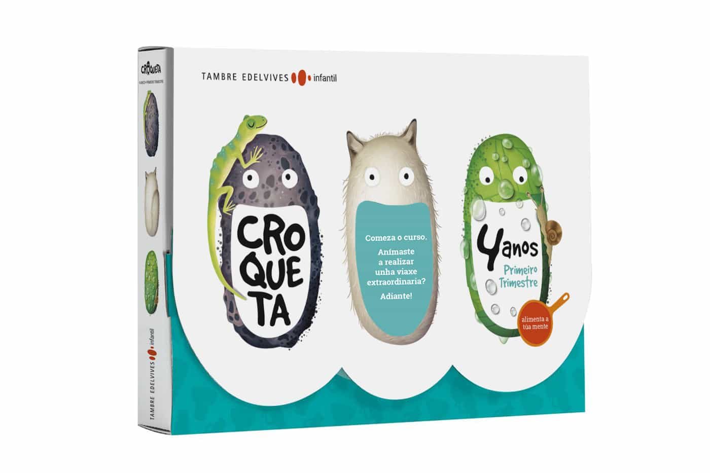 Portada del Libro Croqueta 4 Anos 1º Trimestre de Vv.Aa. - 9788490463840