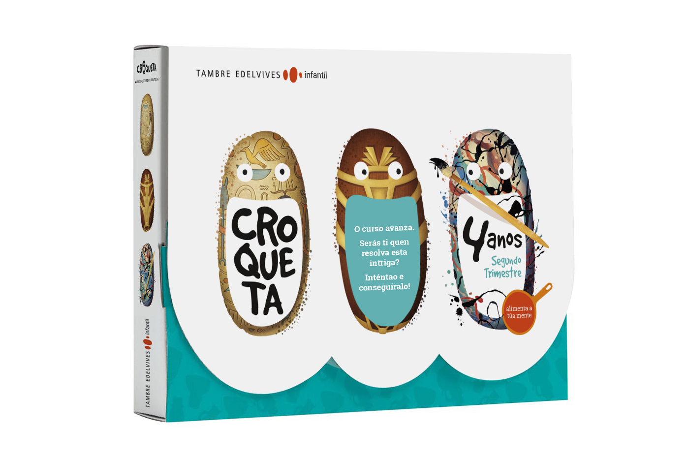 Portada del Libro Croqueta 4 Anos 2º Trimestre de Vv.Aa. - 9788490463857