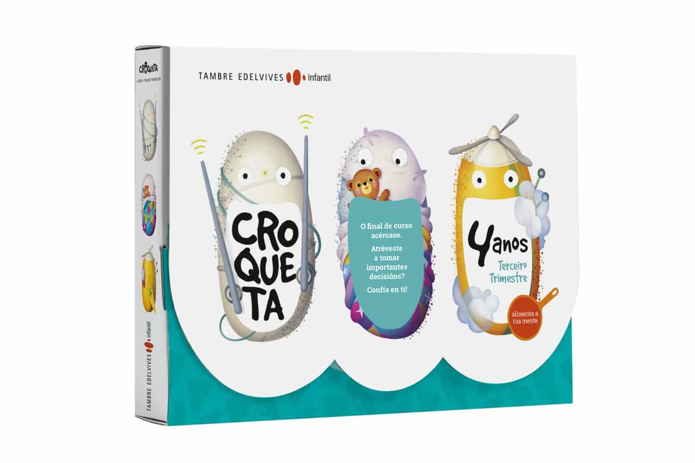 Portada del Libro Croqueta 4 Anos 3º Trimestre de Vv.Aa. - 9788490463864