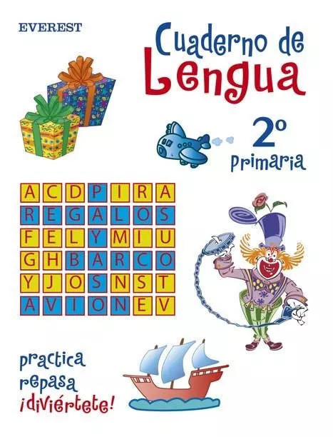 Portada del Libro Cuaderno De Lengua 2 (Educacion Primaria 1Er Ciclo2º Curso) de Vv.Aa. - 9788424109561
