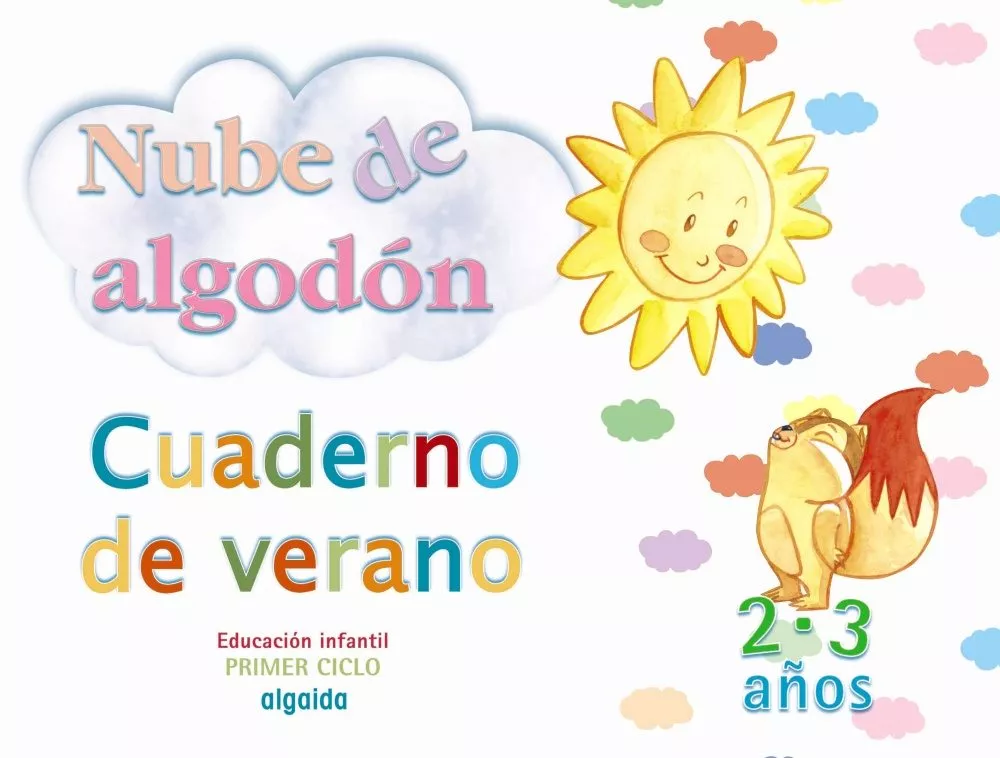 Portada del Libro Cuaderno De Verano: Nube De Algodon (2 Años) de Vv.Aa. - 9788484339052