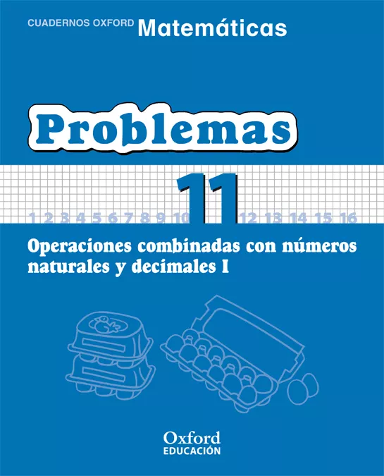Portada del Libro Cuaderno Matematicas: Problemas 11: Operaciones Combinadas Con Nu Mero de Vv.Aa. - 9788467324518