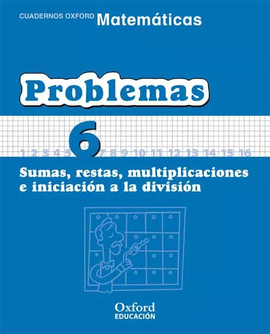 Portada del Libro Cuaderno Matematicas: Problemas 6: Sumas Restas Multiplicacione S E In de Vv.Aa. - 9788467324464