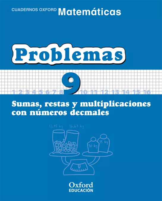 Portada del Libro Cuaderno Matematicas: Problemas 9: Sumas Restas Y Multiplicacion Es Co de Vv.Aa. - 9788467324495