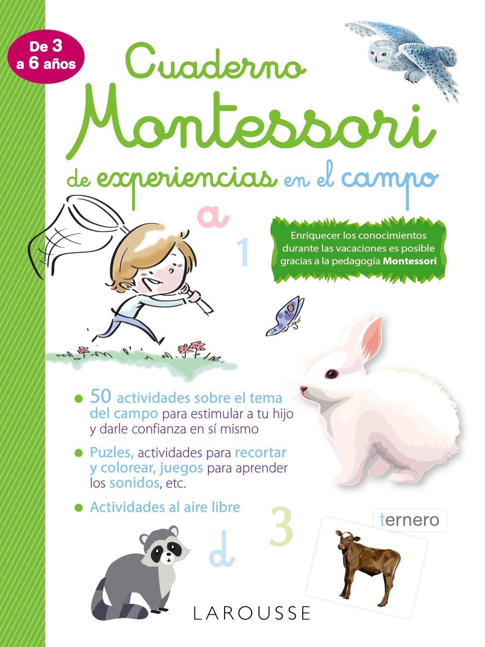 Portada del Libro Cuaderno Montessori De Experiencias En El Campo de Vv.Aa. - 9788418100352