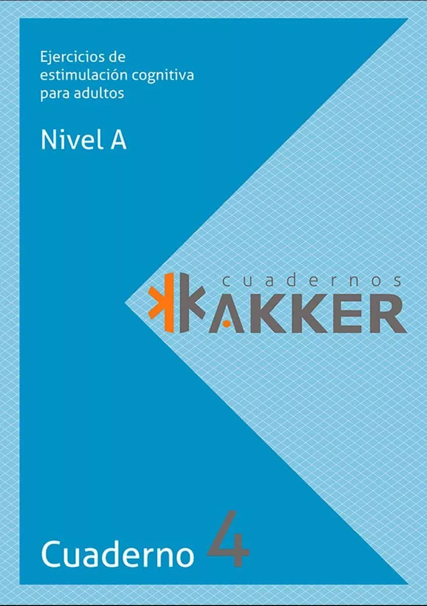 Portada del Libro Cuadernos Akker - Nivel A - Cuad. 4 - Ejercicios De Estimulacion de Vv.Aa. - 9788409064854