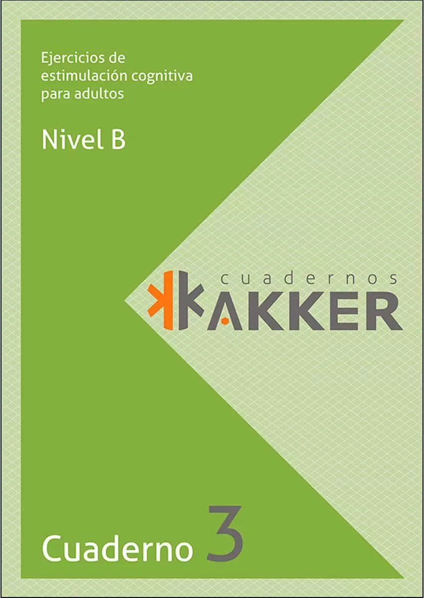 Portada del Libro Cuadernos Akker - Nivel B - Cuad. 3 - Ejercicios De Estimulacion de Vv.Aa. - 9788409056378
