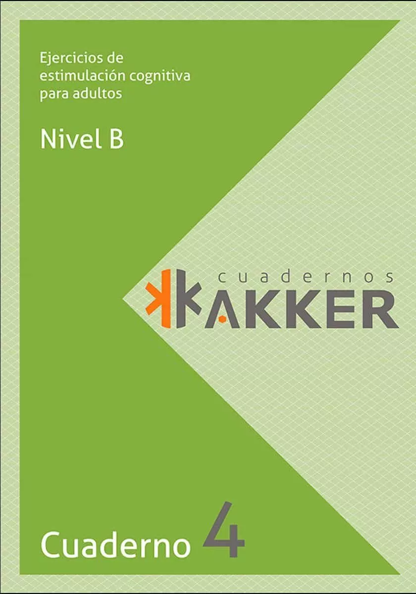 Portada del Libro Cuadernos Akker - Nivel B - Cuad. 4 - Ejercicios De Estimulacion de Vv.Aa. - 9788409064878