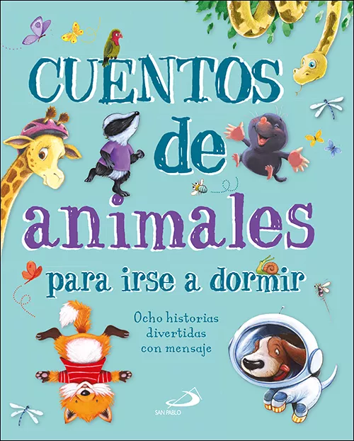Portada del Libro Cuentos De Animales Para Irse A Dormir: Ocho Historias Divertidas Con de Vv.Aa. - 9788428557580