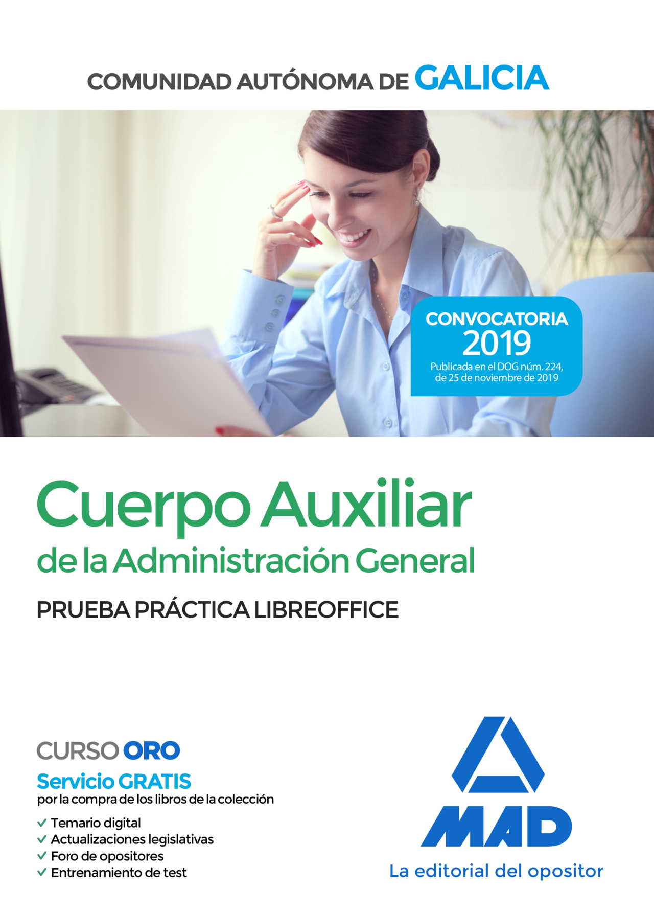 Portada del Libro Cuerpo Auxiliar De La Administración General De La Comunidad Autonoma de Vv.Aa. - 9788414236468