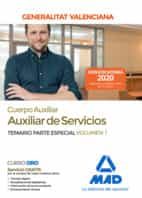 Portada del Libro Cuerpo Auxiliar De La Generalitat Valenciana (Escala Auxiliar De Servi de Vv.Aa. - 9788414234457