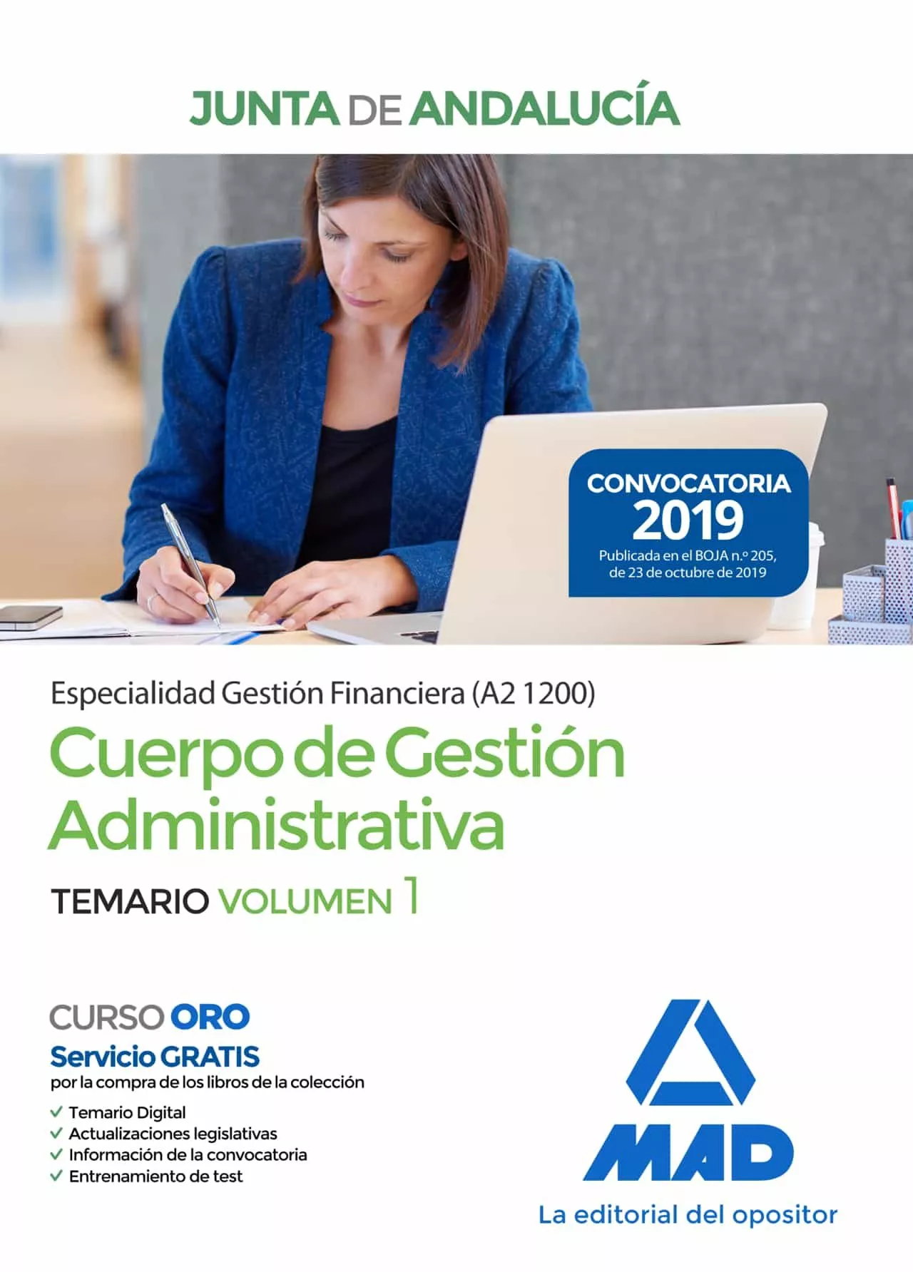 Portada del Libro Cuerpo De Gestion Administrativa [Especialidad Gestion Financiera (A2 de Vv.Aa. - 9788414232521