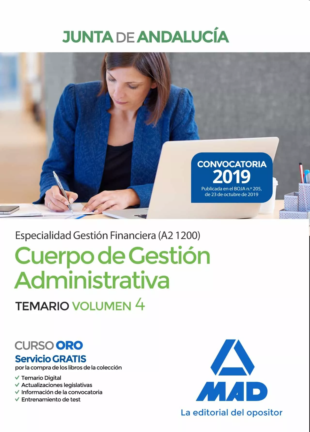Portada del Libro Cuerpo De Gestión Administrativa [Especialidad Gestión Financiera (A2 de Vv.Aa. - 9788414232552