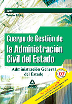 Portada del Libro Cuerpo De Gestion De La Administracion Civil Del Estado. Test. Tu Rno de Vv.Aa. - 9788466570350