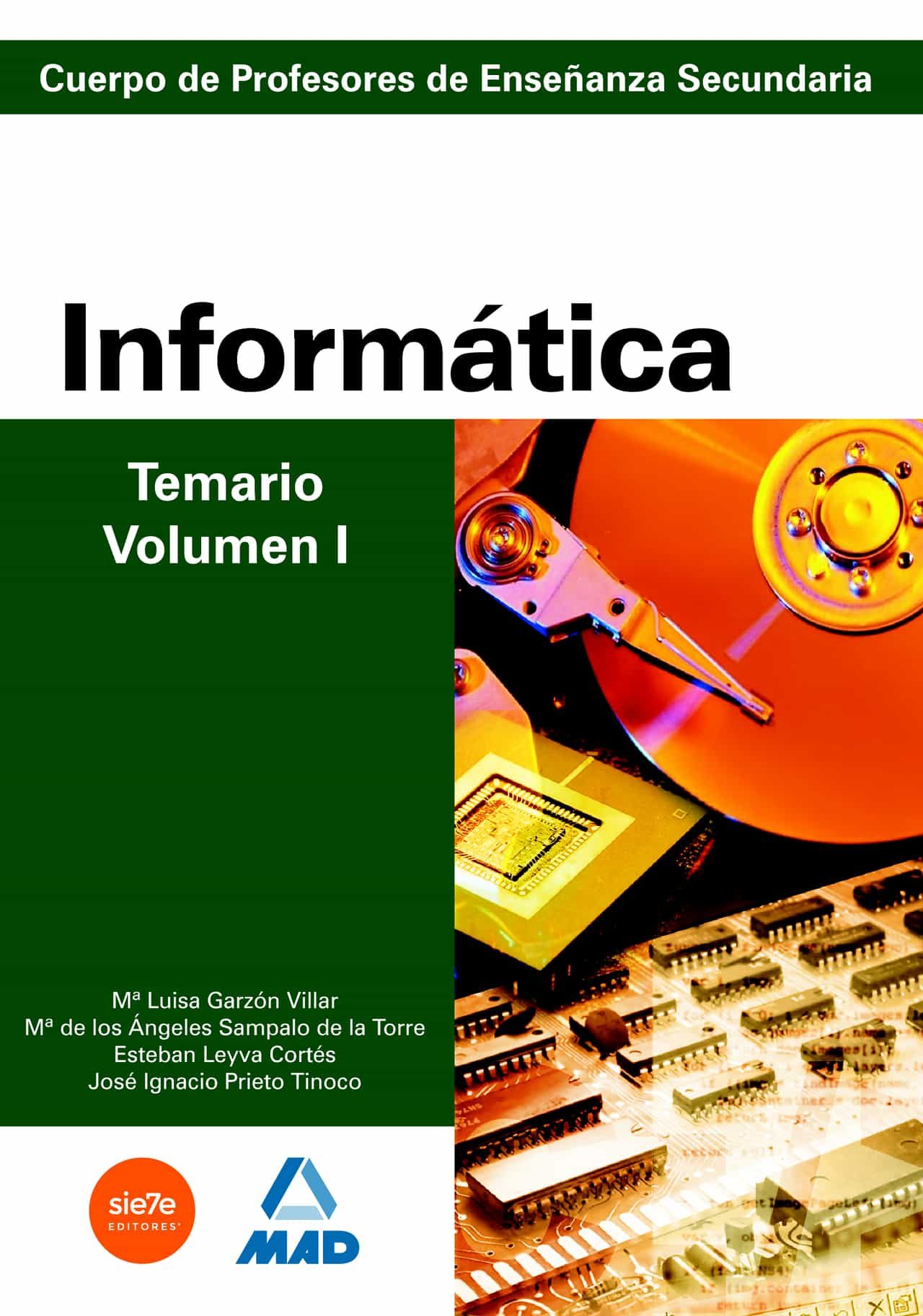 Portada del Libro Cuerpo De Profesores De Enseñanza Secundaria: Informatica: Temari O: V de Vv.Aa. - 9788466580137
