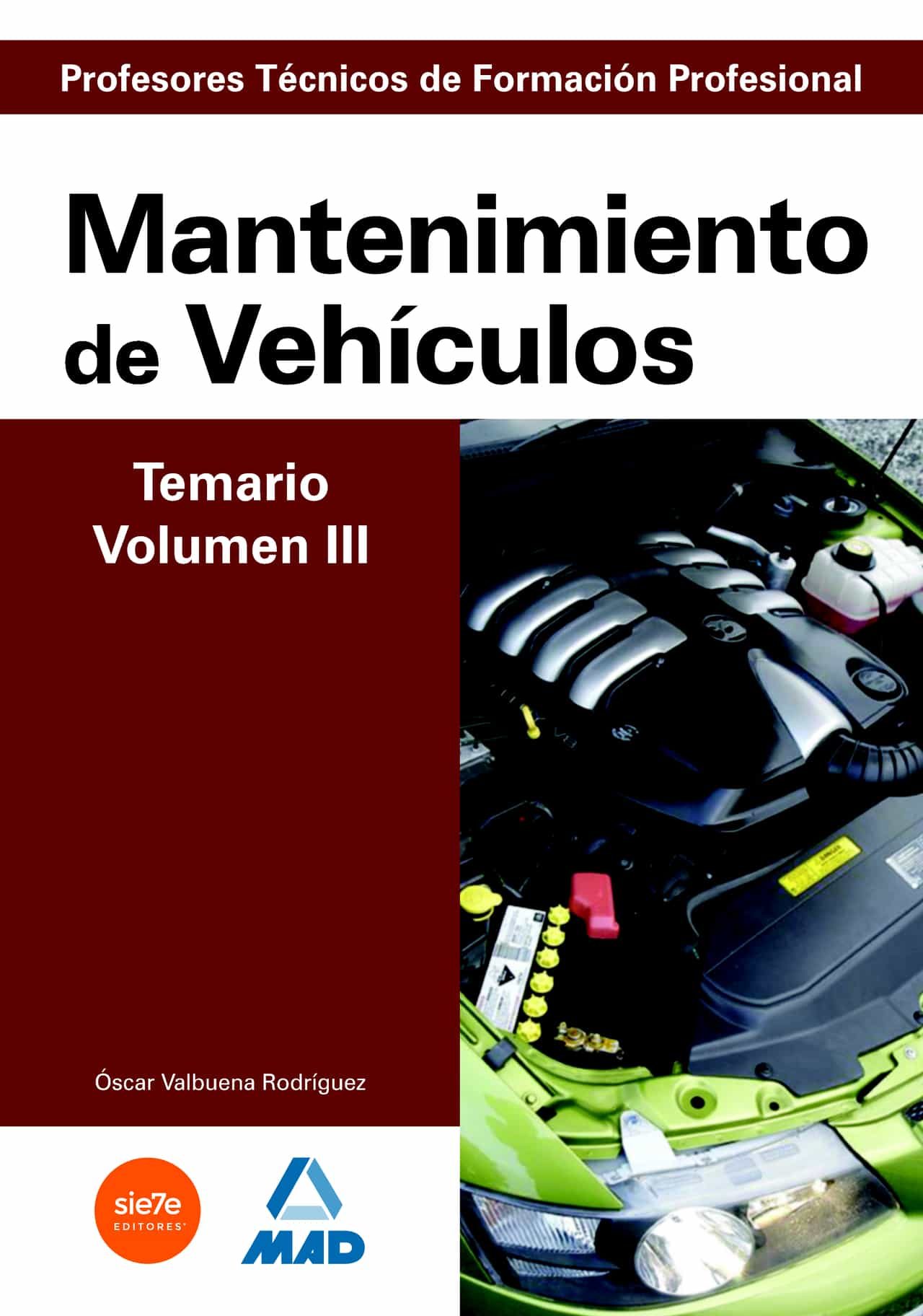 Portada del Libro Cuerpo De Profesores Tecnicos De Formacion Profesional: Mantenimi Ento de Vv.Aa. - 9788466581516