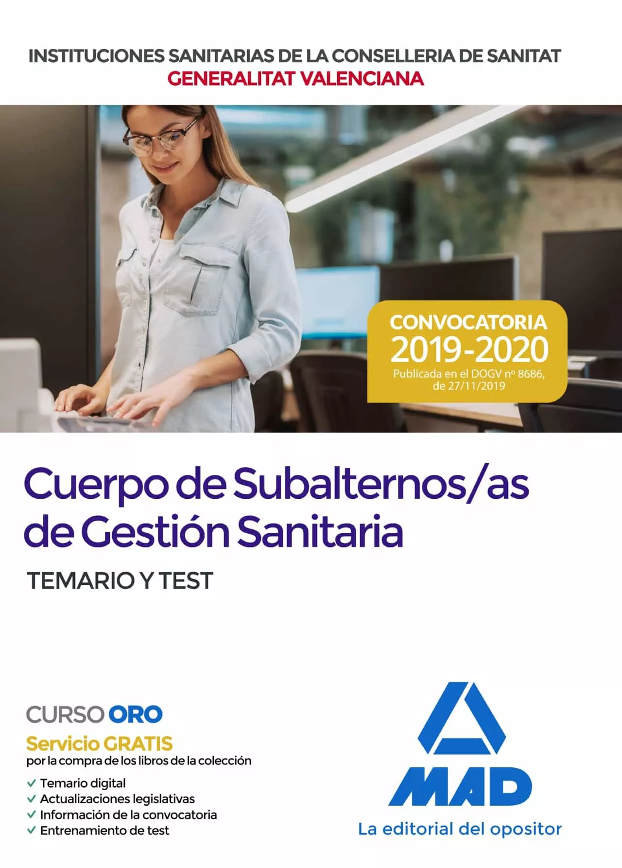 Portada del Libro Cuerpo De Subalternos/As De Gestion Sanitaria De La Administracion De de Vv.Aa. - 9788414233993