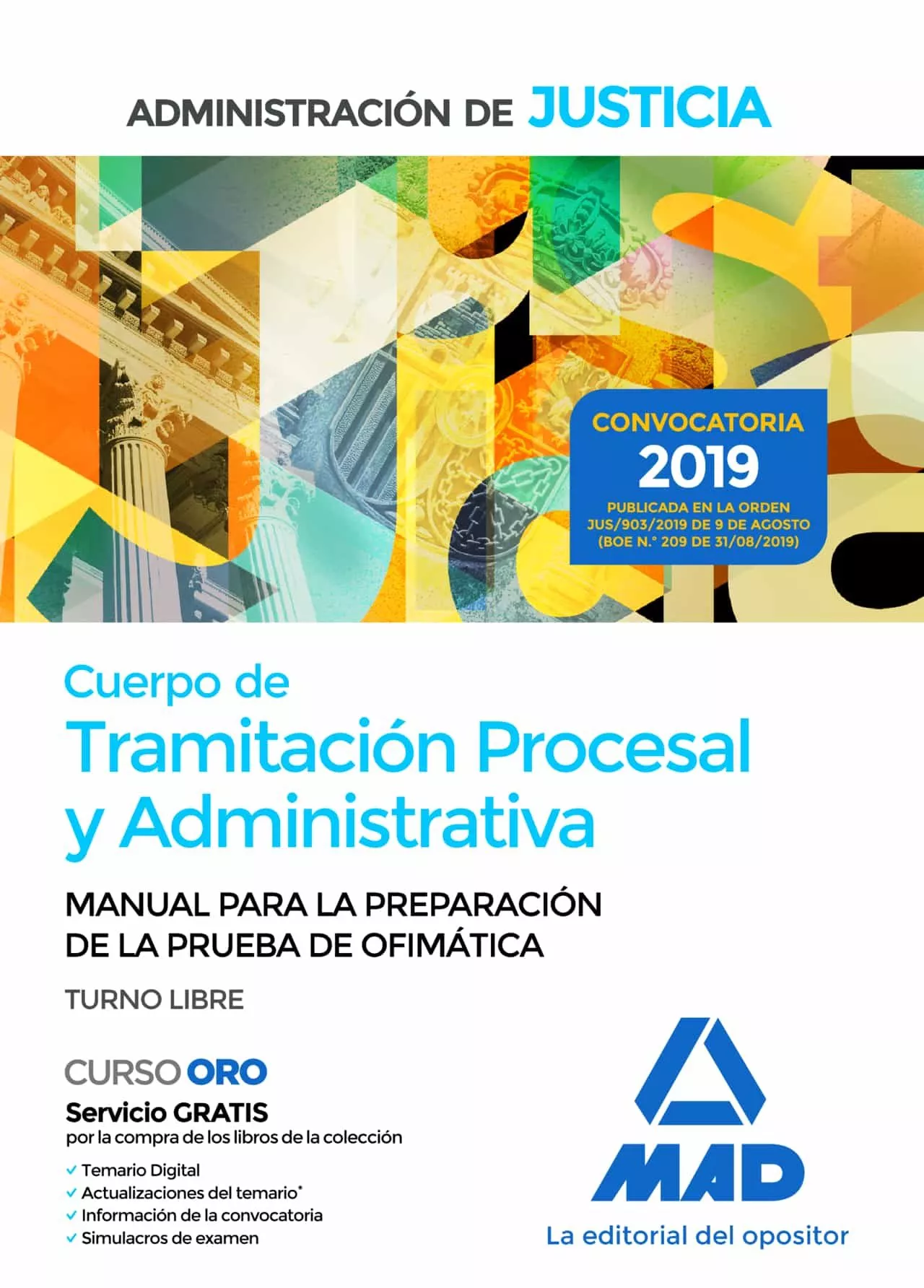 Portada del Libro Cuerpo De Tramitación Procesal Y Administrativa De La Administracion D de Vv.Aa. - 9788414228401