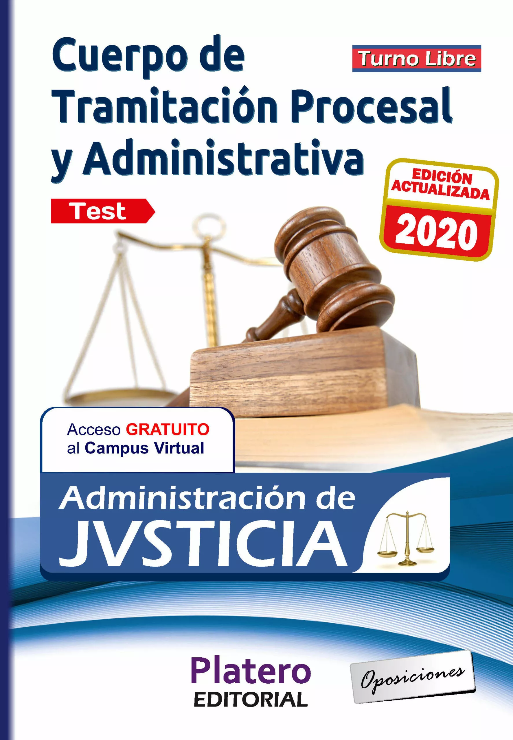 Portada del Libro Cuerpo De Tramitacion Procesal Y Administrativa. Test de Vv.Aa. - 9788412104417