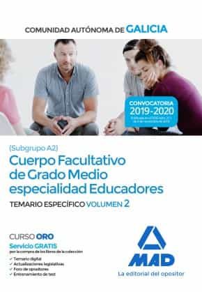 Portada del Libro Cuerpo Facultativo De Grado Medio De La Comunidad Autónoma De Galicia de Vv.Aa. - 9788414234785