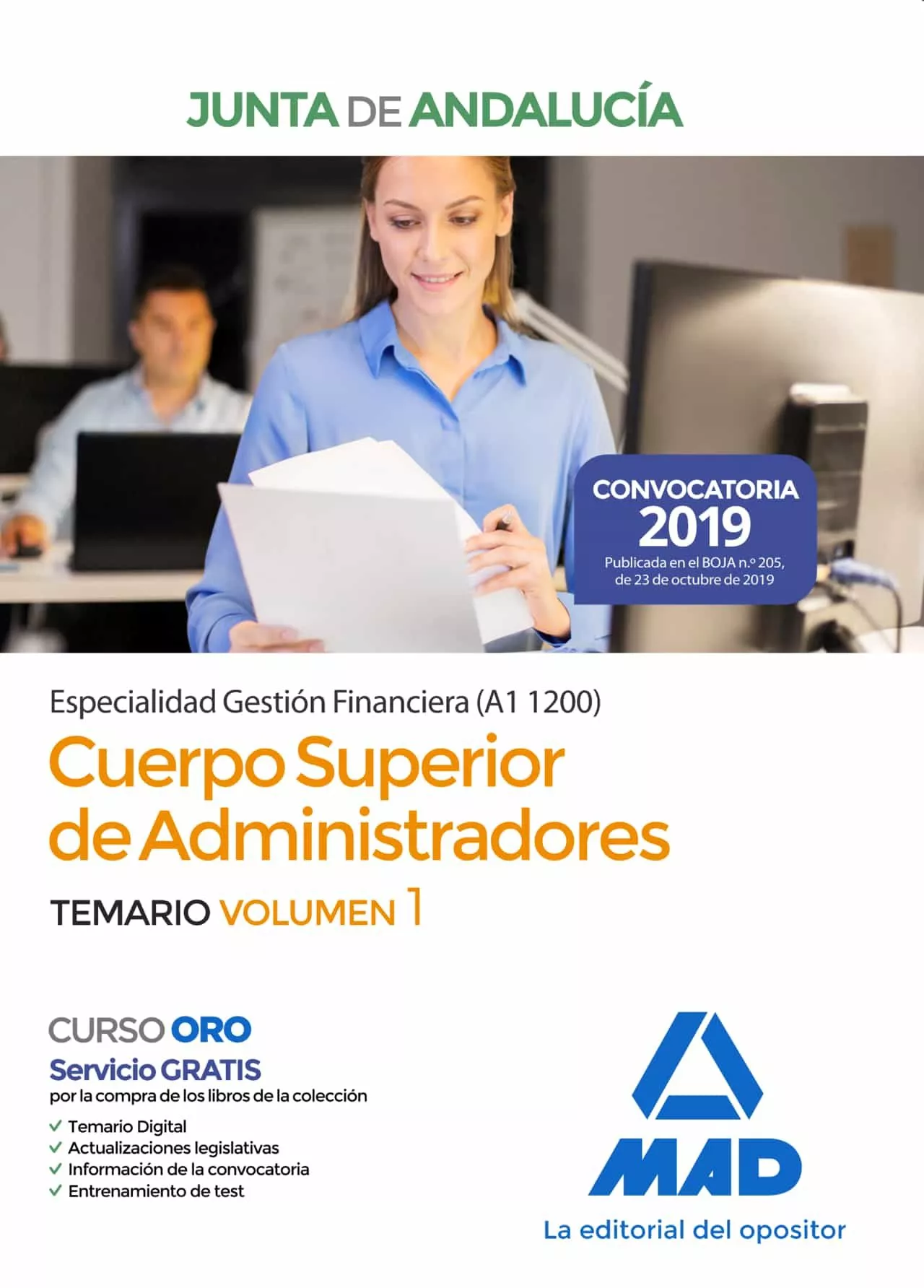 Portada del Libro Cuerpo Superior De Administradores (Especialidad Gestion Financiera (A de Vv.Aa. - 9788414232316