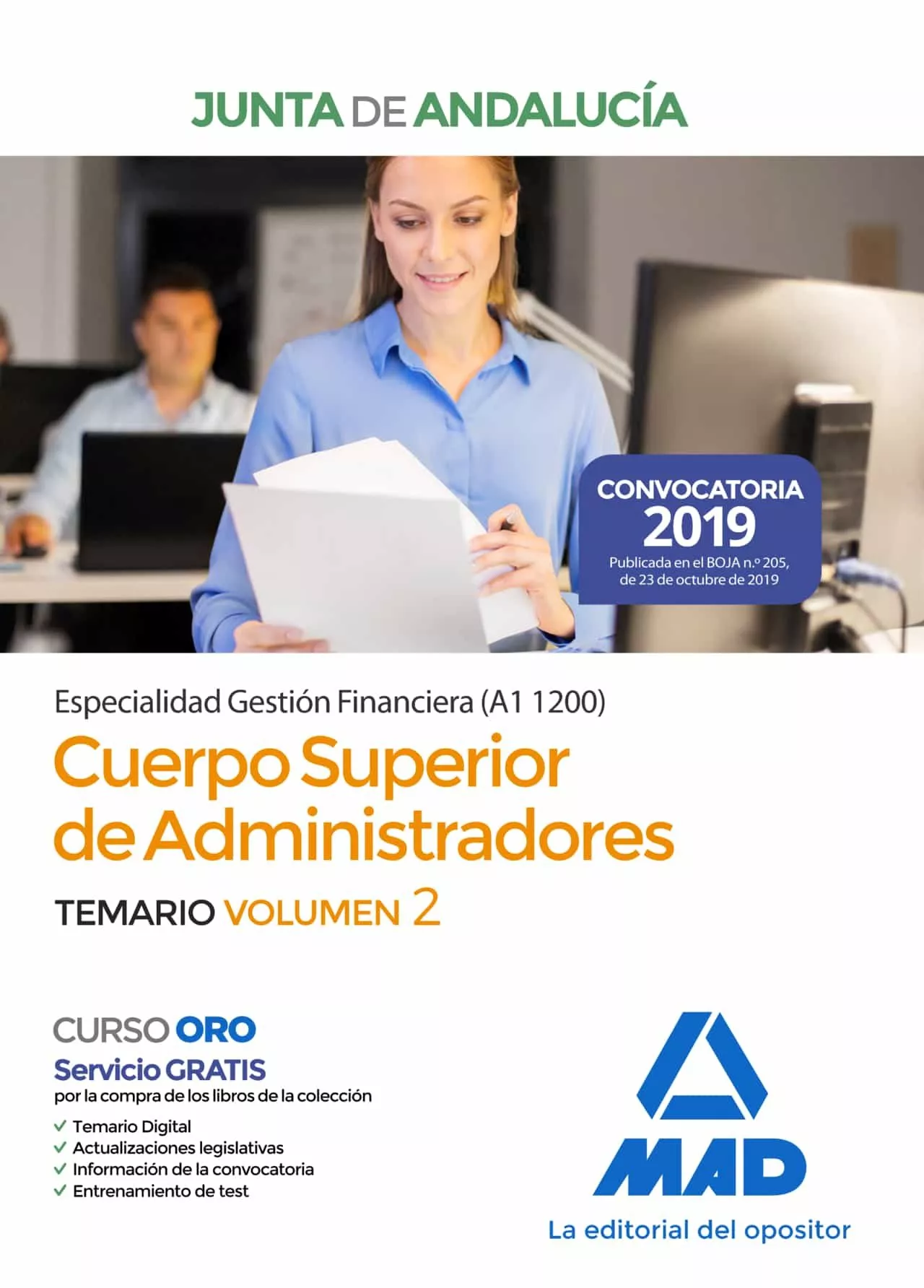 Portada del Libro Cuerpo Superior De Administradores [Especialidad Gestion Financiera (A de Vv.Aa. - 9788414232415