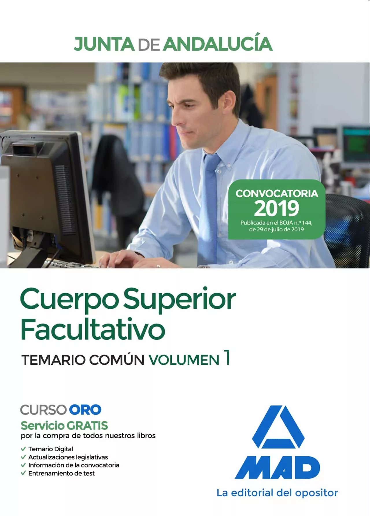Portada del Libro Cuerpo Superior Facultativo De La Junta De Andalucia. Temario Comun (V de Vv.Aa. - 9788414231258