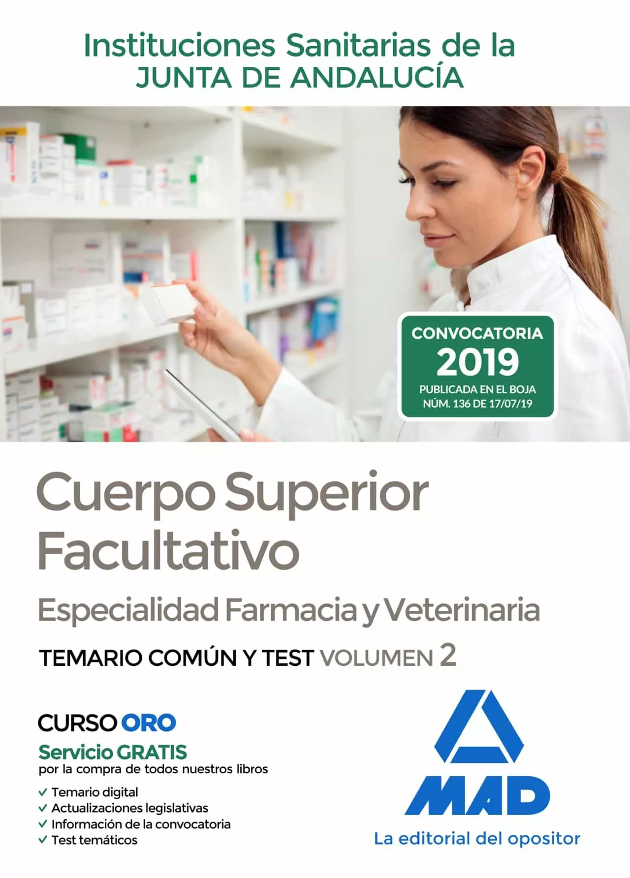 Portada del Libro Cuerpo Superior Facultativo De Las Instituciones Sanitarias De La Junt de Vv.Aa. - 9788414231241