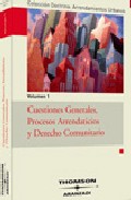 Portada del Libro Cuestiones Generales Procesos Arrendaticios Y Derecho Comunitario Vol. de Vv.Aa. - 9788483553220