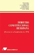 Portada del Libro Derecho Constitucional De España (Sistema De La Constitucion De 1 978) de Vv.Aa. - 9788479911812