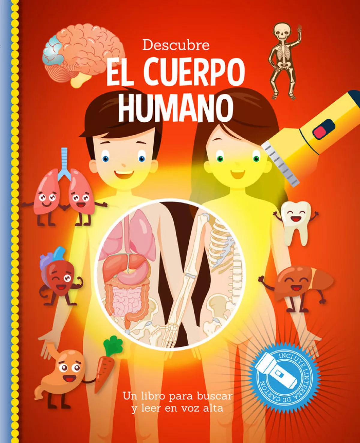 Portada del Libro Descubre El Cuerpo Humano (Libros Con Linterna) de Vv.Aa. - 9789463542265