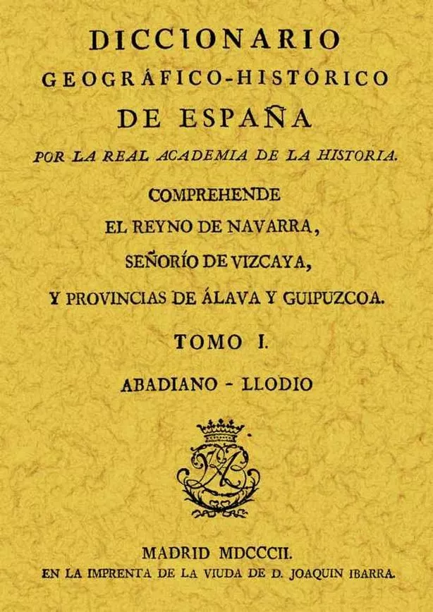Portada del Libro Diccionario Geografico-Historico De España (Ed. Facs.) de Vv.Aa. - 9788497610445