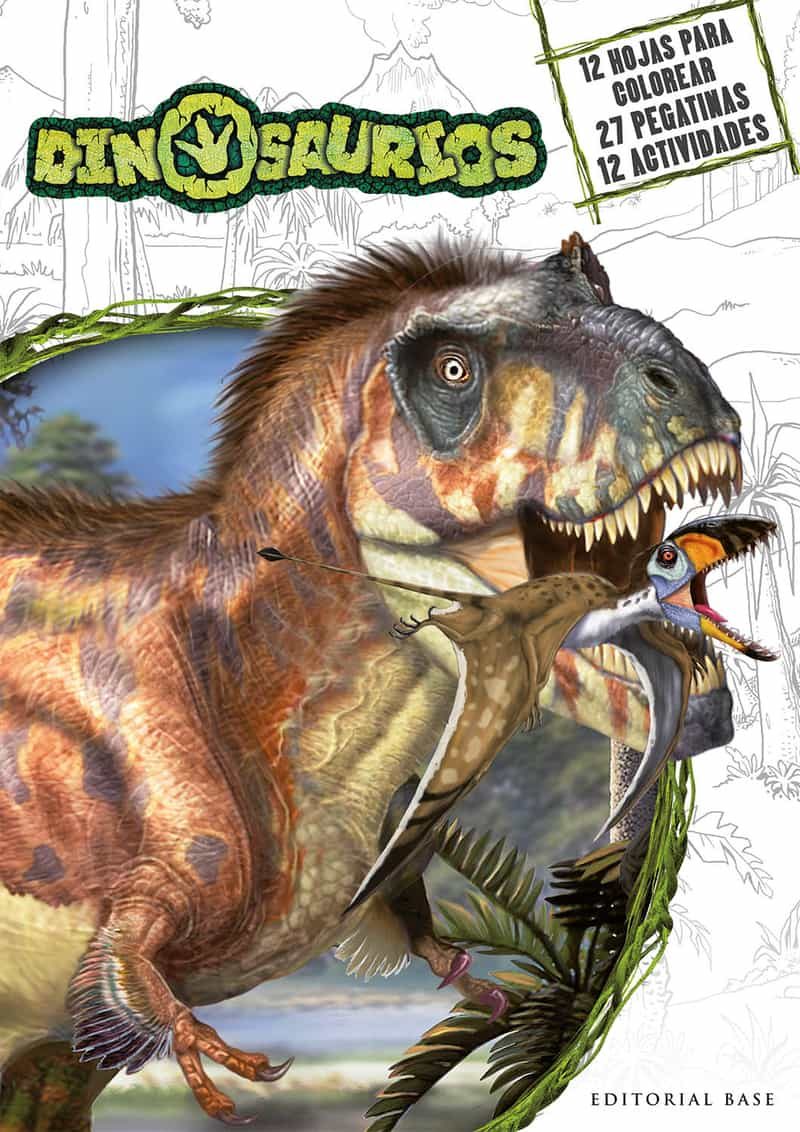 Portada del Libro Dinosaurios: Actividades Para Colorear Con Pegatinas de Vv.Aa. - 9788417760595