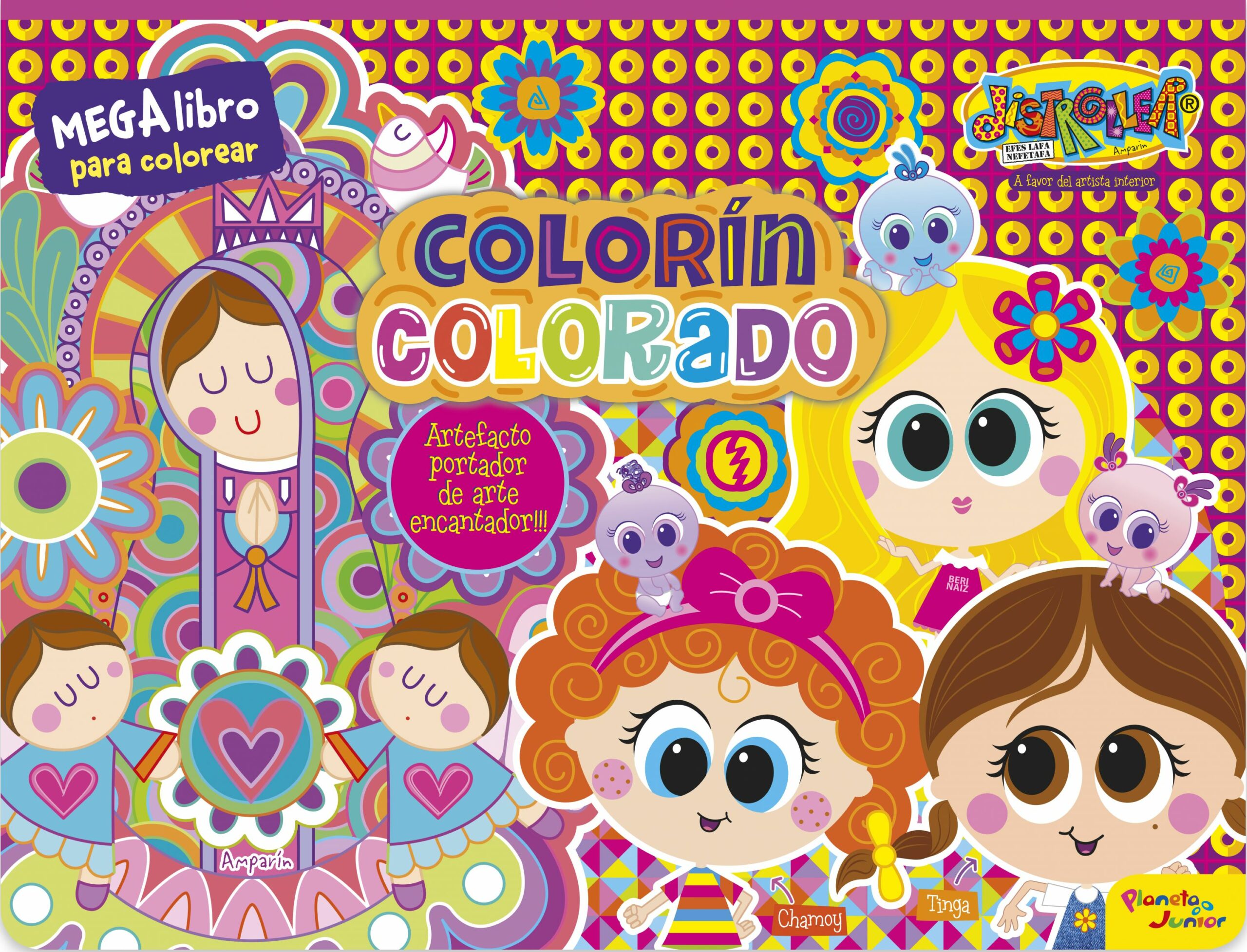Portada del Libro Distroller. Megalibro Para Colorear. Colorín Colorado de Vv.Aa. - 9788408221647