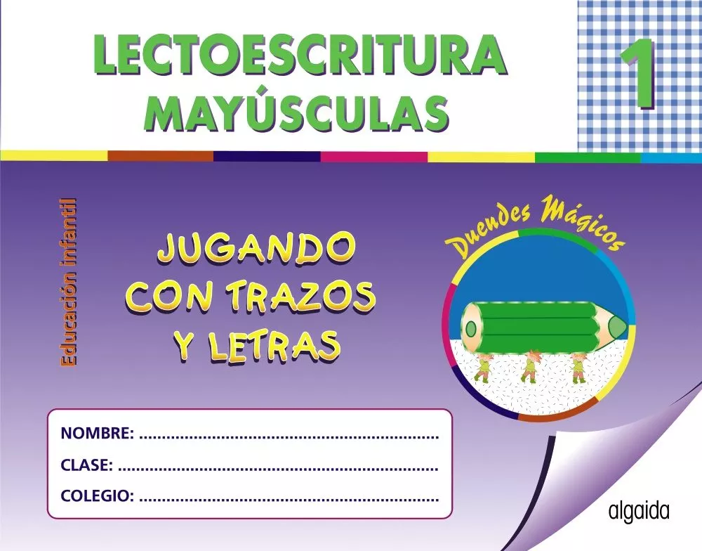 Portada del Libro Duendes Magicos: Lectoescritura 1: Mayusculas (Educacion Infantil 3-5) de Vv.Aa. - 9788484337898