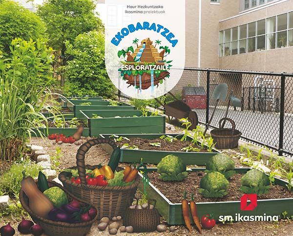 Portada del Libro Ecohuerto Infantil 3 Años Proyecto Nivel 1 Explora Ed 2020 Pais Vasco de Vv.Aa. - 9788498557725