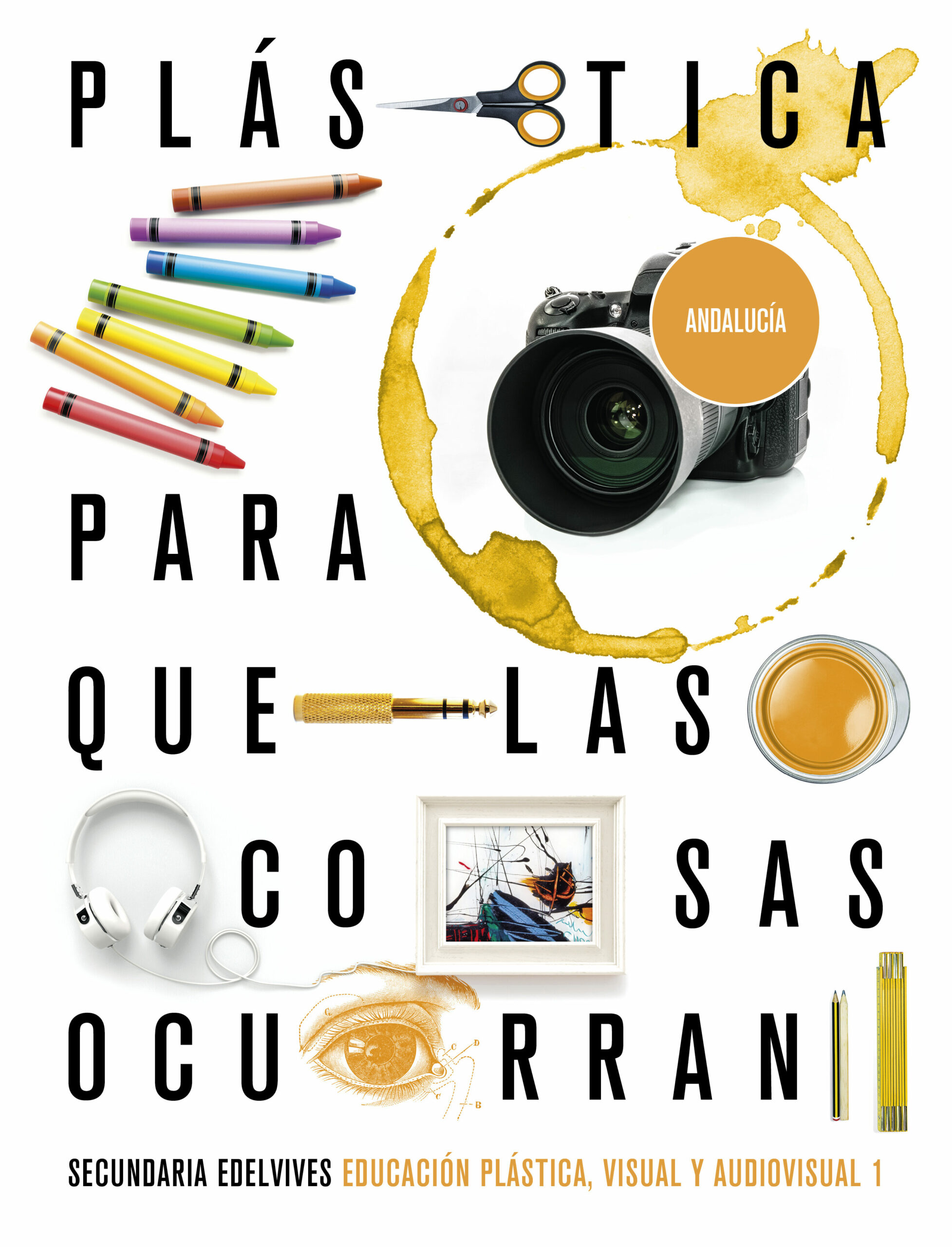 Portada del Libro Educación Plástica Visual Y Audiovisual 1º Eso 2020 Andalucia de Vv.Aa. - 9788414026236