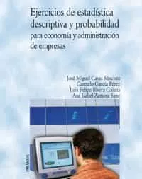 Portada del Libro Ejercicios De Estadistica Descriptiva Y Probabilidad Para Economia Y A de Vv.Aa. - 9788436820676