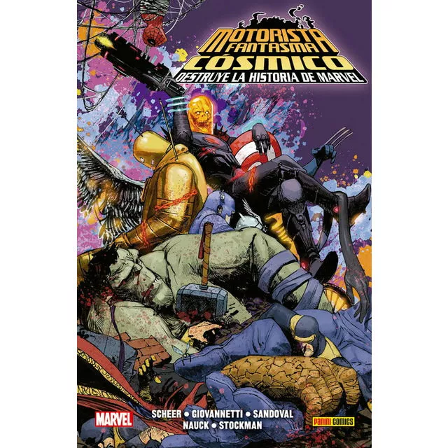 Portada del Libro El Motorista Fantasma Cosmico Destruye La Historia De Marvel de Vv.Aa. - 9788413341279