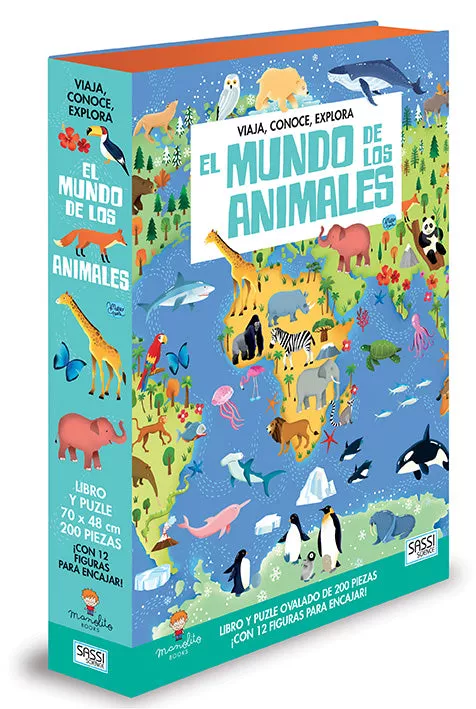 Portada del Libro El Mundo De Los Animales:Viaja Conoce Explora de Vv.Aa. - 9788417299545